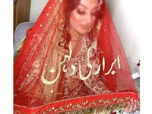 Customized Bride Dupatta for Wedding