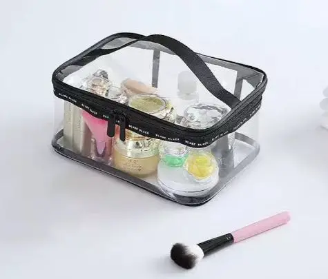 Transparent Cosmetic Zip Bag