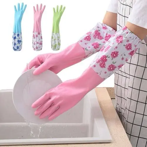 Multipurpose Full Sleeves Silicone Gloves
