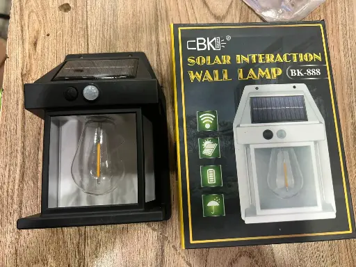 [abtt-com4] Solar Charge Motion Sensor Wall Light