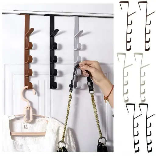 Vertical Over the Door Hook Hanger 
